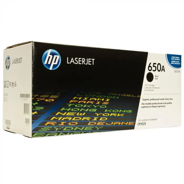 HP 650A Black Siyah 13.000 Sayfa Toner CE270A (KDO)