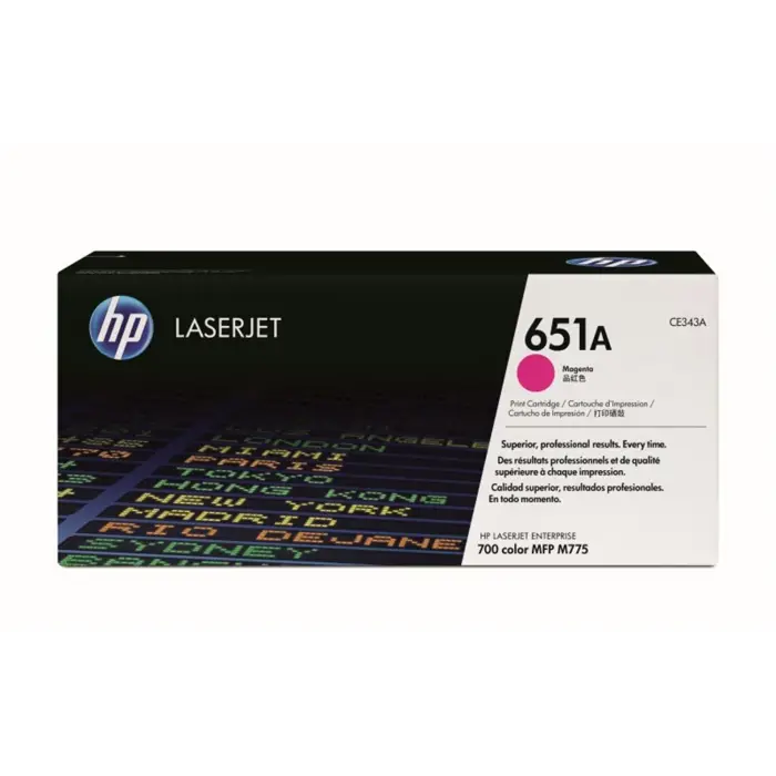 HP 651A Magenta Kırmızı 16.000 Sayfa Toner CE343A (KDO)