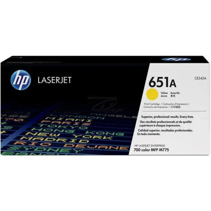 HP 651A Yellow Sarı 16.000 Sayfa Toner CE342A (KDO)