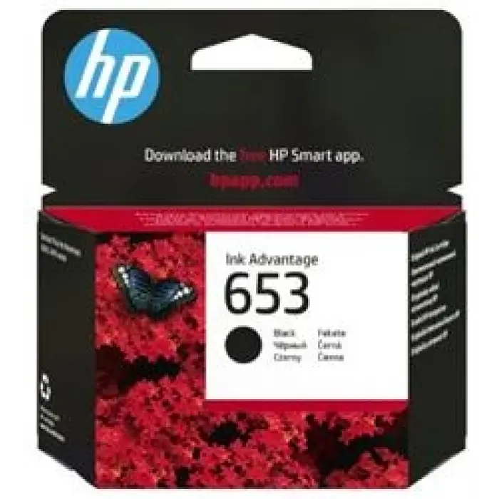 HP 653 Black Siyah Kartuş 3YM75AE (KDO)