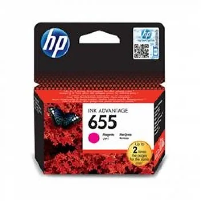 HP 655 Magenta Kırmızı Kartuş CZ111AE (KDO)
