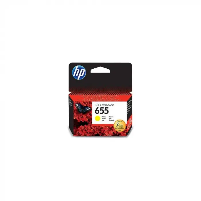 HP 655 Yellow Sarı Kartuş CZ112AE (KDO)