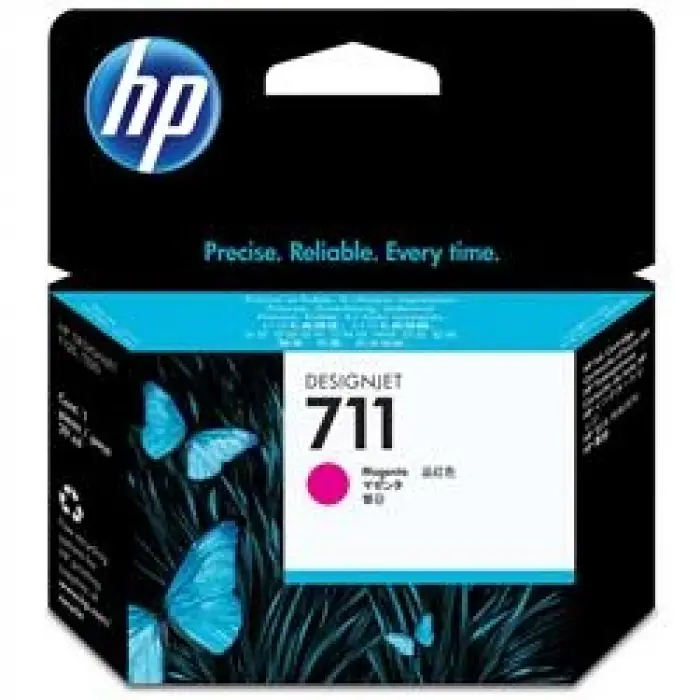 HP 711 Magenta Kırmızı 29ML Plotter Kartuşu CZ131A (KDO)