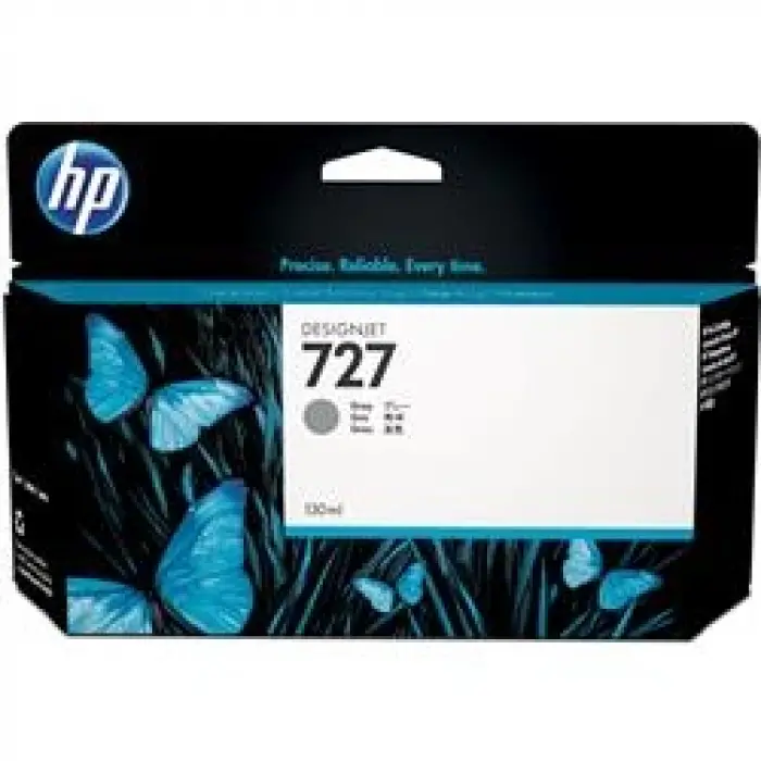 HP 727 Gray Gri 130ML Plotter Kartuşu B3P24A (KDO)