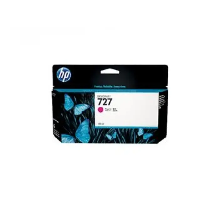 HP 727 Magenta Kırmızı 130ML Plotter Kartuşu B3P20A (KDO)