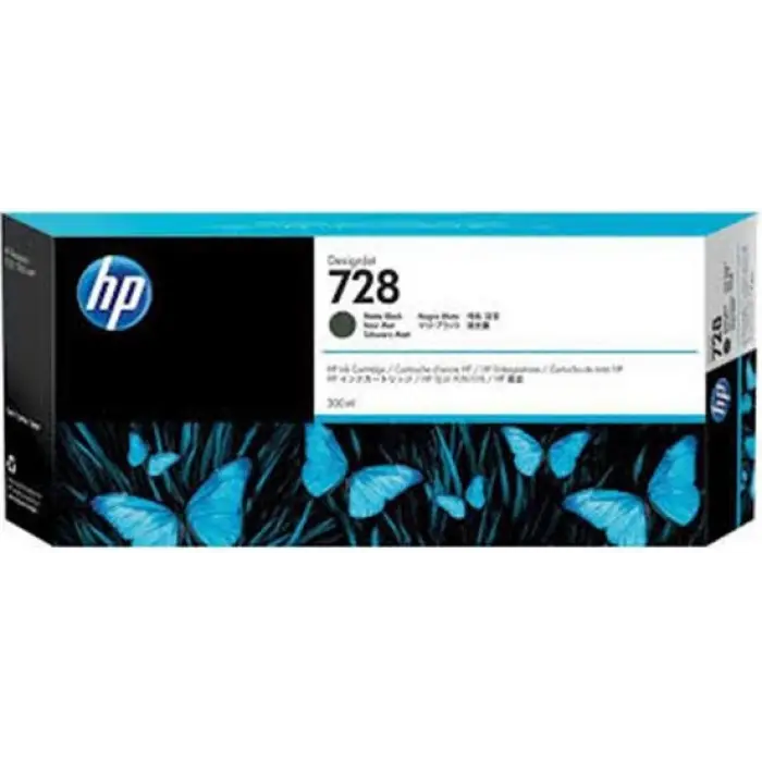 HP 728 Yellow Sarı 300ML Plotter Kartuşu F9K15A (KDO)