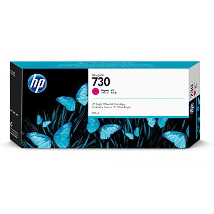HP 730 Magenta Kırmızı 300 Ml Plotter Kartuşu P2V69A (KDO)