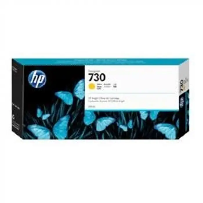 HP 730 Yellow Sarı 300 Ml Plotter Kartuşu P2V70A (KDO)