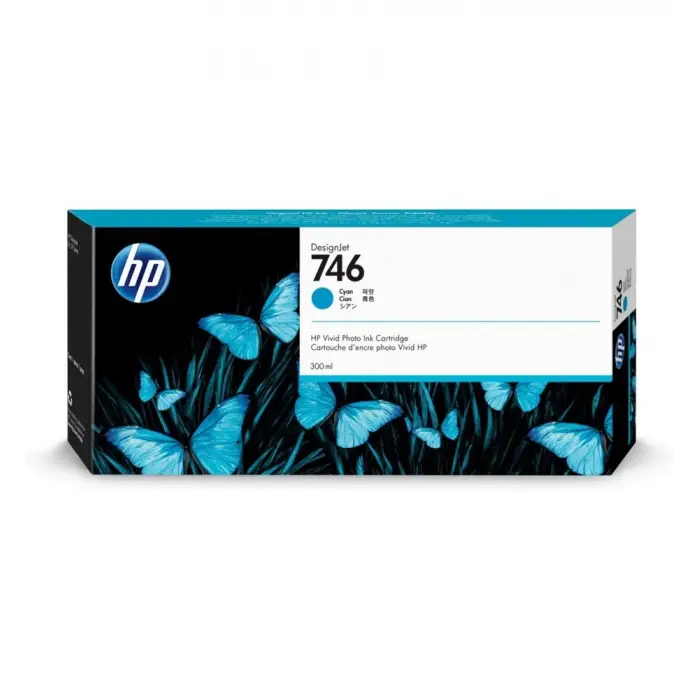 HP 746 Cyan Mavi 300 Ml Plotter Kartuşu P2V80A (KDO)