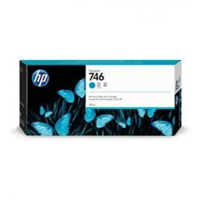 HP 746 Cyan Mavi 300 Ml Plotter Kartuşu P2V80A (KDO)