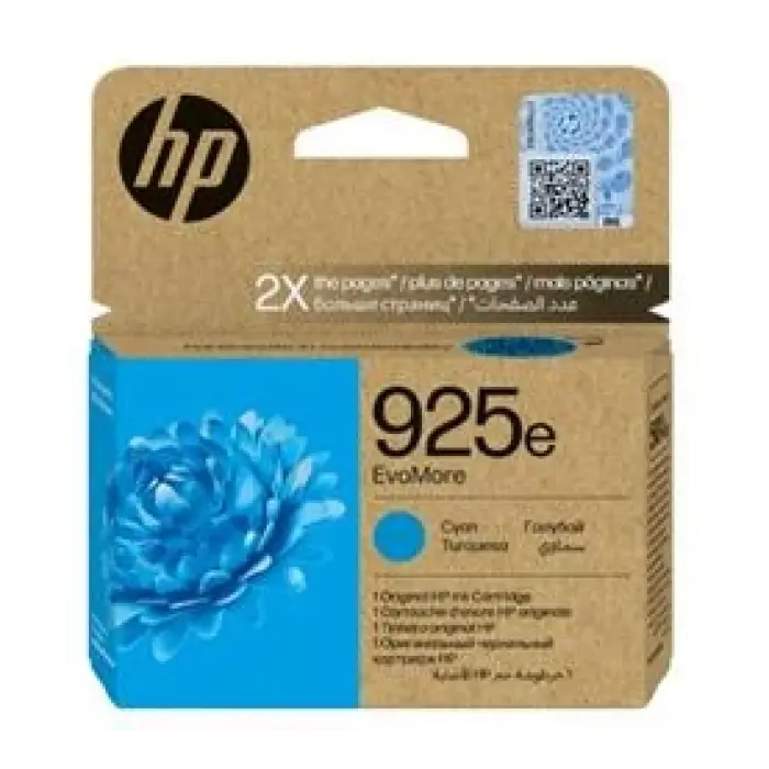 HP 925E Cyan Mavi Kartuş 4K0W0PE (KDO)
