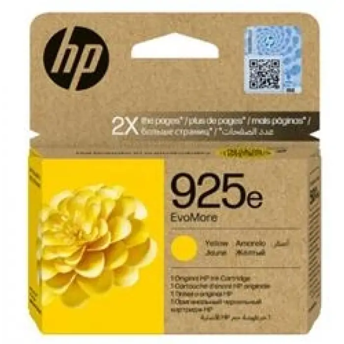 HP 925E Yellow Sarı Kartuş 4K0W2PE (KDO)