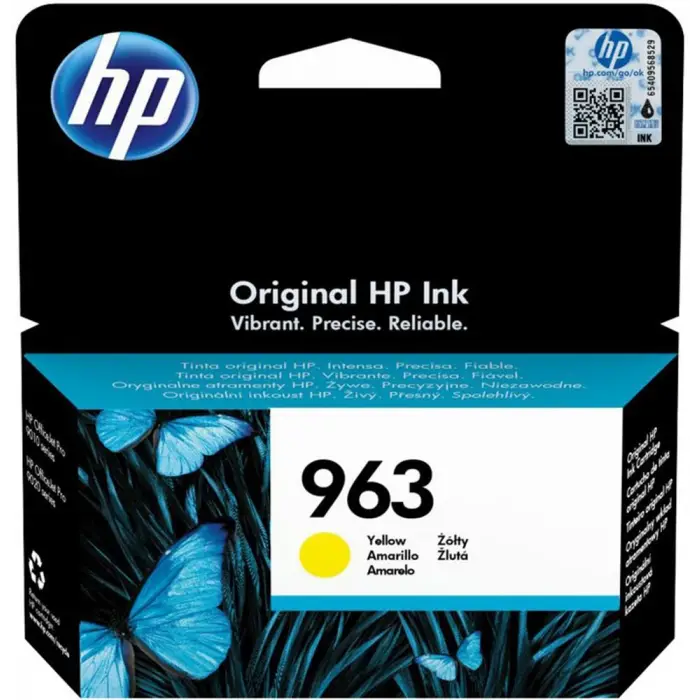 HP 963 Yellow Sarı Kartuş 3JA25A (KDO)