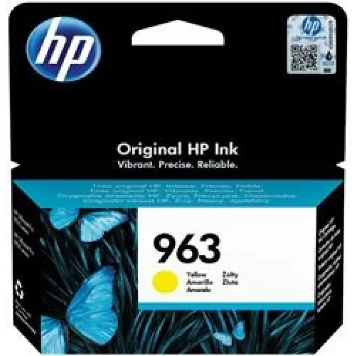 HP 963 Yellow Sarı Kartuş 3JA25A (KDO)