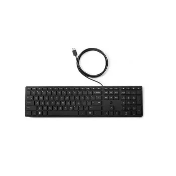 HP 9SR37AA 320K Kablolu Usb Q Klavye Siyah (KDO)