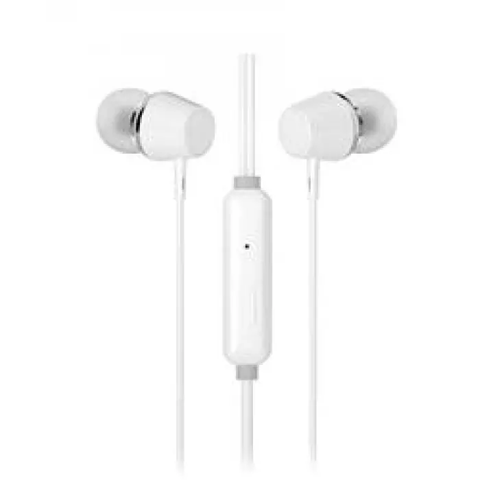 Hp DHE-7000-WT Kablolu Kulakiçi 3.5mm Jack Mikrofonlu Beyaz Kulaklık