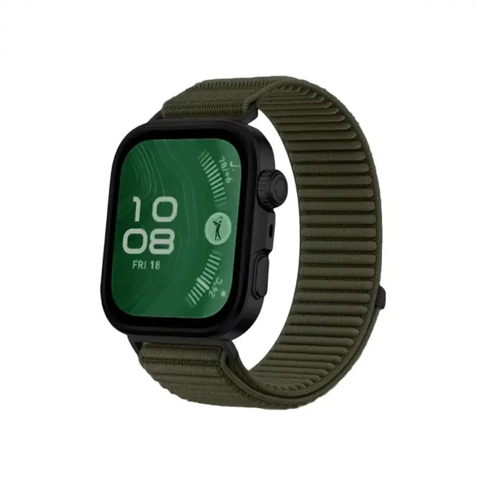 Huawei Fit 4 Braid Kordon - Koyu Yeşil