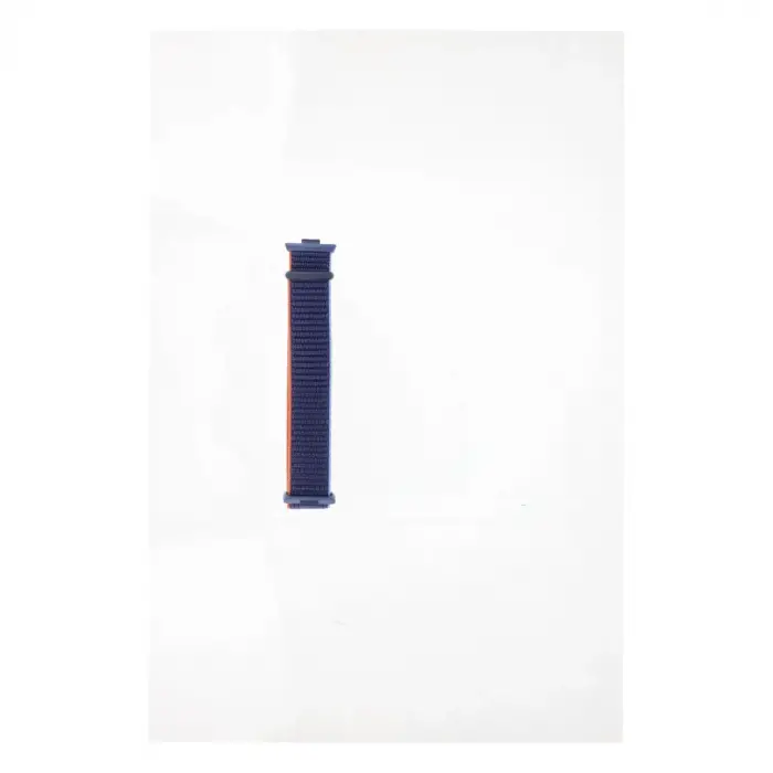 Huawei Fit 4 Hasırlı Cırtcırtlı Kordon - Lacivert-turuncu