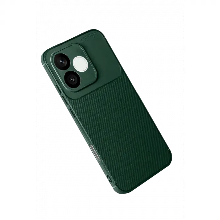 Huawei Honor 600 Lite Auto Focus Karbon Kapak - Koyu Yeşil