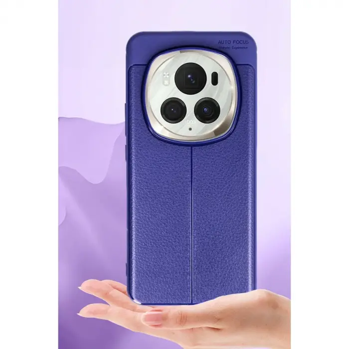 Huawei Honor Magic 6 Pro Kılıf Auto Focus Kapak - Lacivert