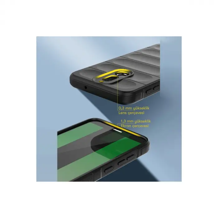 Huawei Mate 10 Lite Kılıf Optimum Silikon - Siyah