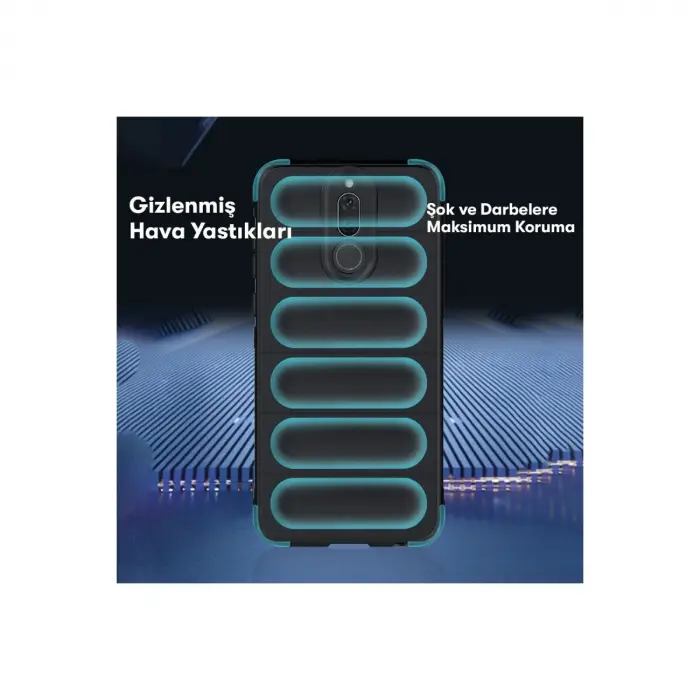 Huawei Mate 10 Lite Kılıf Optimum Silikon - Siyah