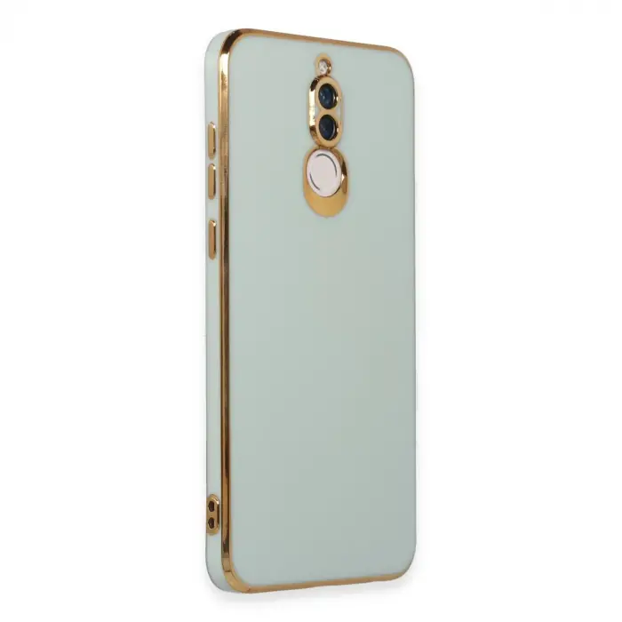 Huawei Mate 10 Lite Kılıf Volet Silikon - Açık Yeşil