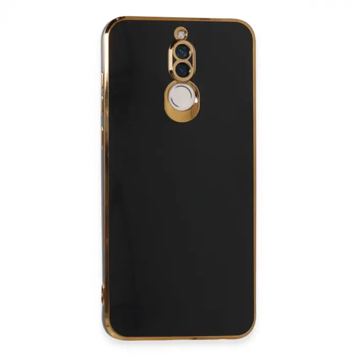 Huawei Mate 10 Lite Kılıf Volet Silikon - Siyah