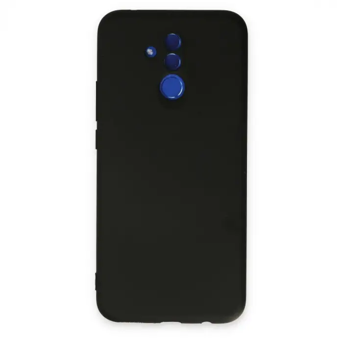 Huawei Mate 20 Lite Kılıf Nano İçi Kadife Silikon - Siyah