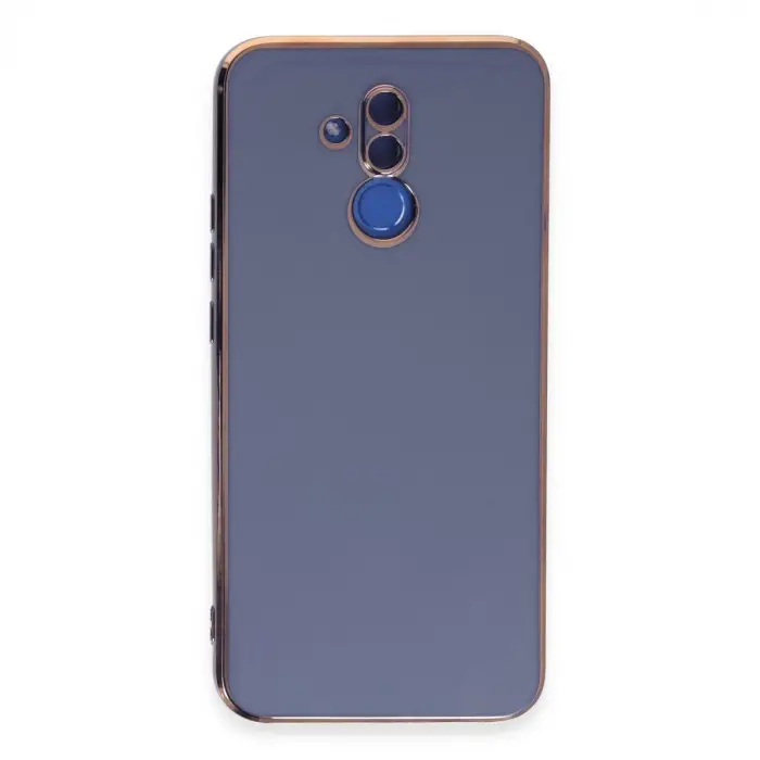 Huawei Mate 20 Lite Kılıf Volet Silikon - Mavi
