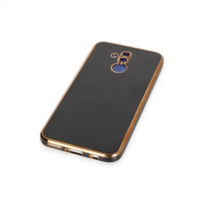 Huawei Mate 20 Lite Kılıf Volet Silikon - Siyah