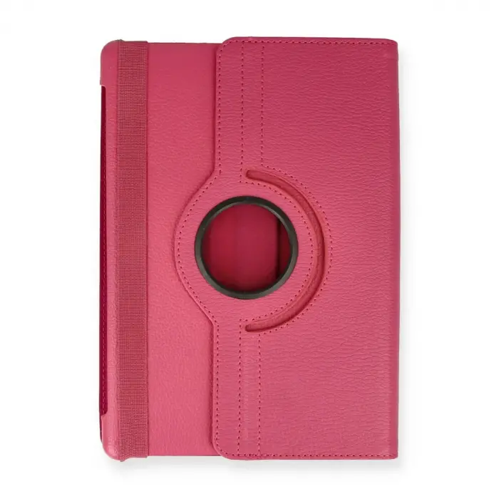 Huawei Mediapad T5 10 Kılıf 360 Tablet Deri Kılıf - Pembe