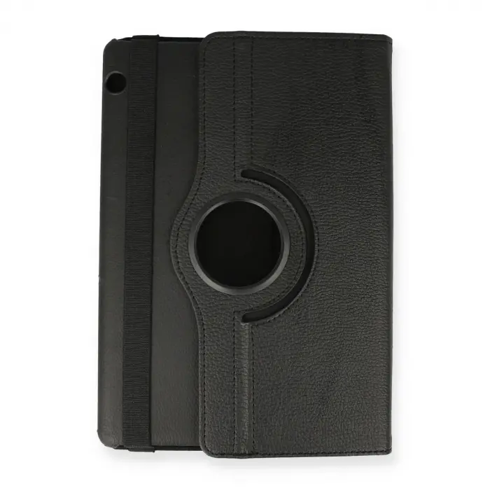 Huawei Mediapad T5 10 Kılıf 360 Tablet Deri Kılıf - Siyah