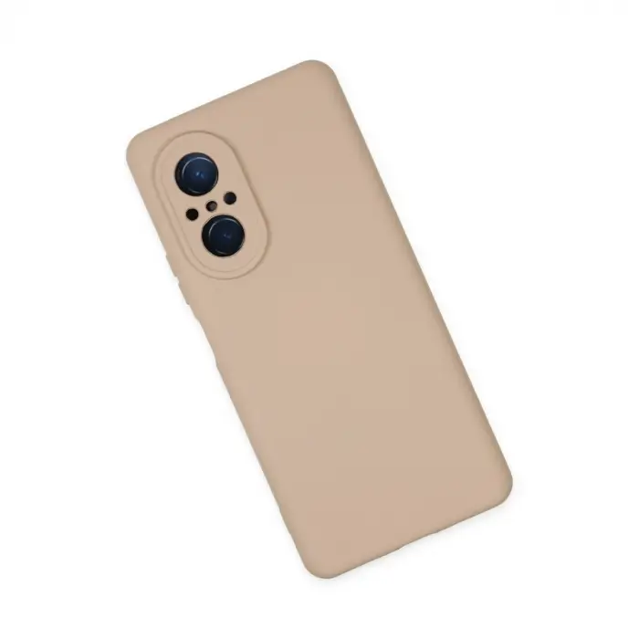 Huawei Nova 9 Se Kılıf Nano İçi Kadife Silikon - Pudra