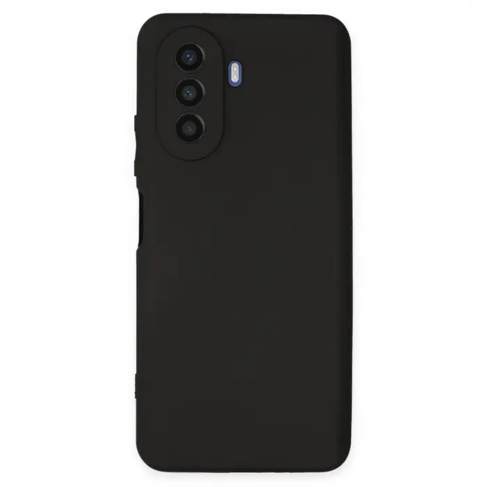 Huawei Nova Y70 Kılıf First Silikon - Siyah