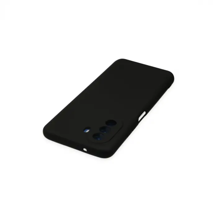 Huawei Nova Y70 Kılıf Nano İçi Kadife Silikon - Siyah