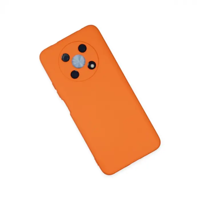 Huawei Nova Y90 Kılıf Nano İçi Kadife Silikon - Turuncu
