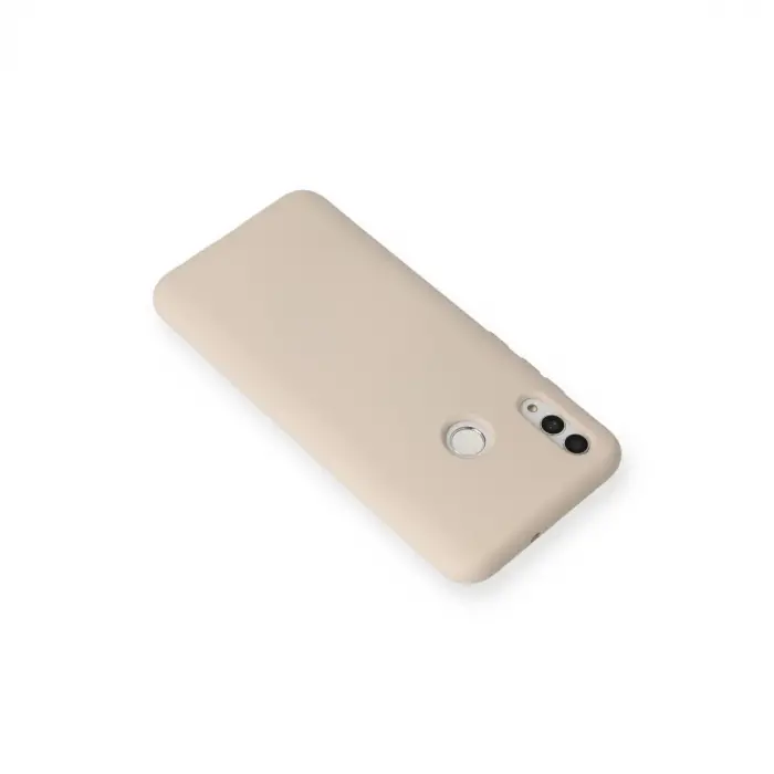 Huawei P Smart 2019 Kılıf Nano İçi Kadife Silikon - Pudra