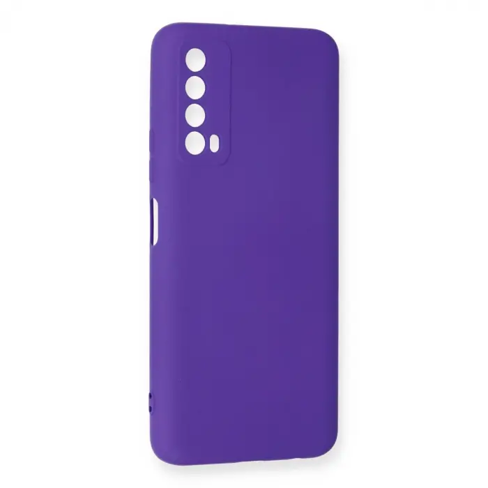 Huawei P Smart 2021 Kılıf Nano İçi Kadife Silikon - Mor