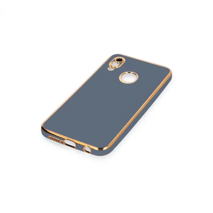 Huawei P20 Lite Kılıf Volet Silikon - Mavi