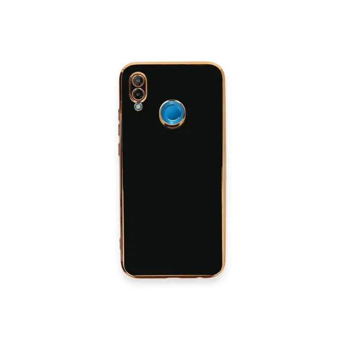 Huawei P20 Lite Kılıf Volet Silikon - Siyah