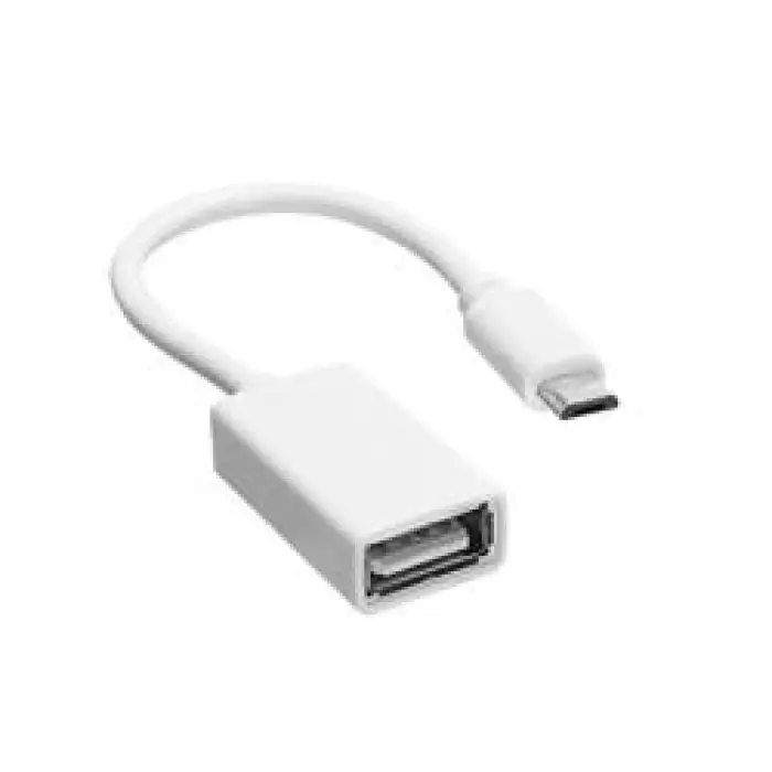 Hytech HY-X110 Beyaz USB F to MicroUSB M OTG Çevirici (KDO)