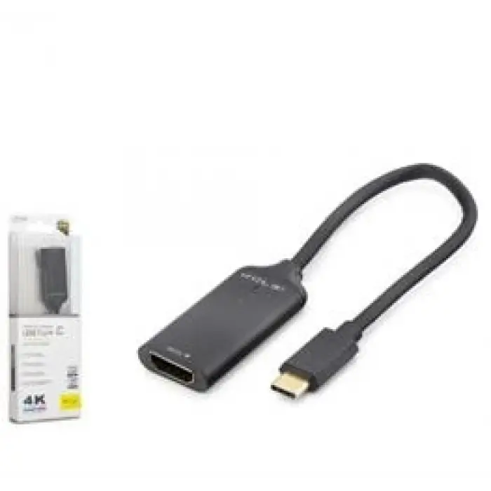 iETOP HDX7898 Type-C to HDMI Görüntü Dönüştürücü 4K 30Hz 20 cm Siyah (KDO)