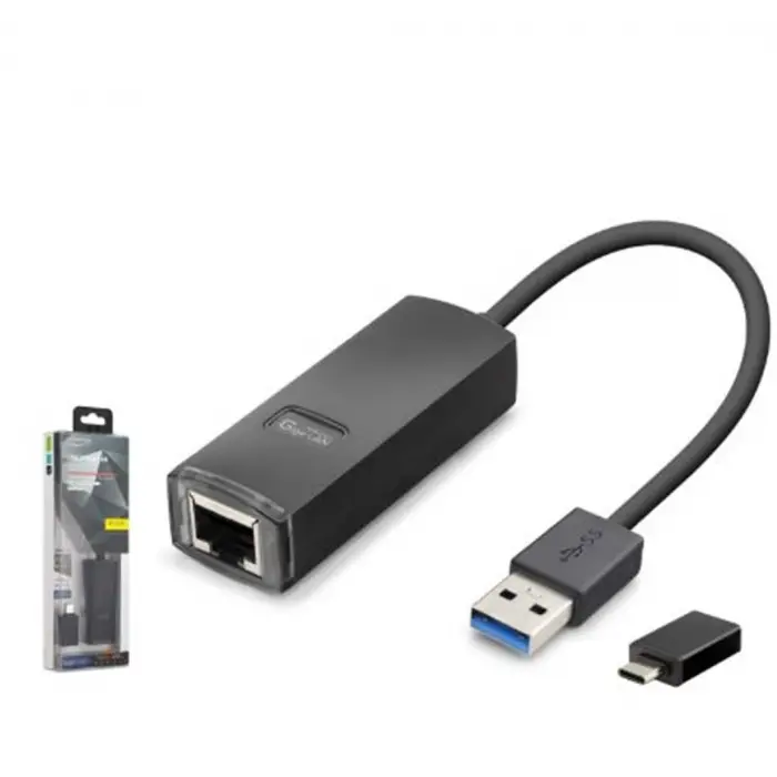 iETOP LAN03 USB 3.1 Type-C Gen1 Ethernet Adaptör Gigabit Siyah