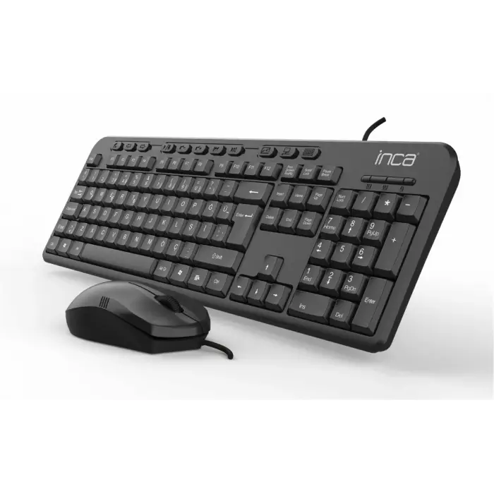 Inca Imk-375t Wired Multimedia Q Klavye&Mouse Set 1000Dpı (Kablo Uzunluğu 1,45mt)