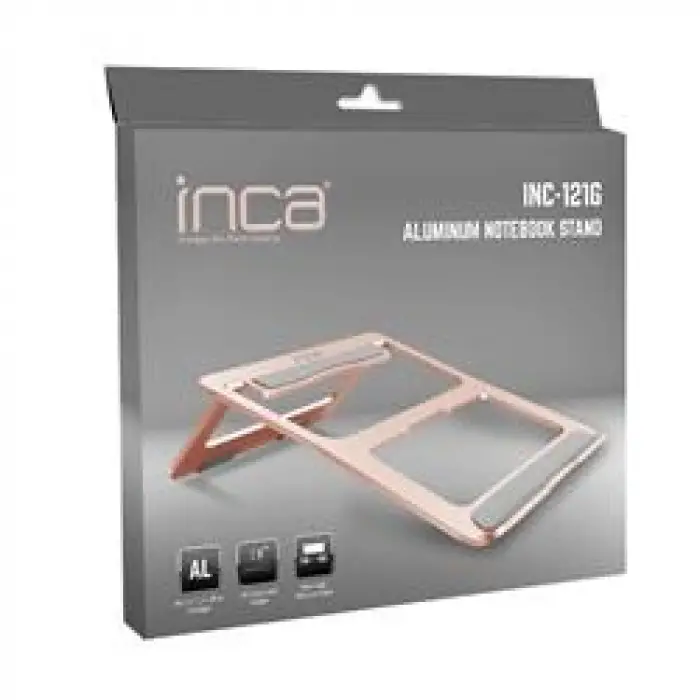 Inca Inc-121G Alimünyum Gold Rengi Notebook Standı (KDO)