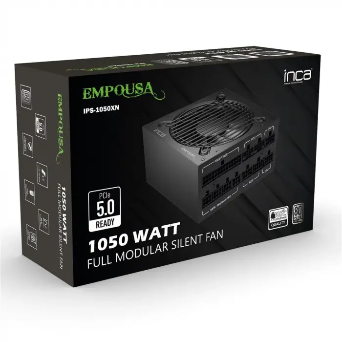 Inca IPS-1050XN 80 Plus Platinium 1050W PowerSupply (KDO)