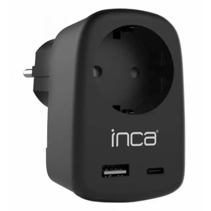 INCA IPW-42SY TYPE-C+ USB-A Giriş Soketli Duvar Prizi (KDO)