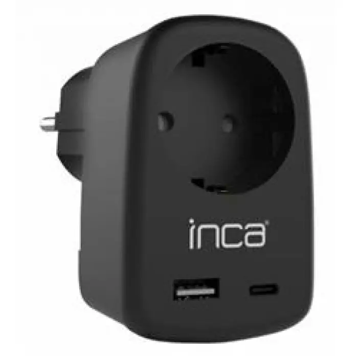 INCA IPW-42SY TYPE-C+ USB-A Giriş Soketli Duvar Prizi (KDO)