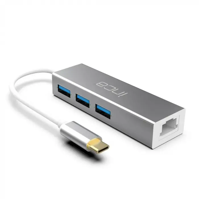 Inca ITPC-3T Usb C Usb 3.0+ Rj45 Ethernet Çoklayıcı (KDO)